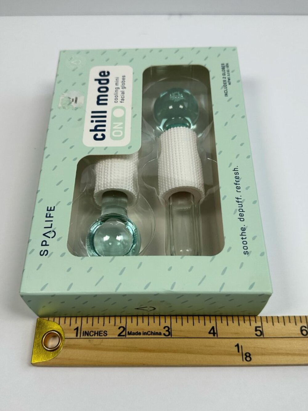 Spalife 2 Pcs Facial Ice Globes Daily Beauty Routines Mint Green ASMR Brand New - Picture 8 of 9